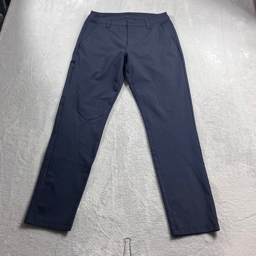 BYLT Premium Basics Everyday Pant Mens 33 Navy Blue Technical Stretch Chino